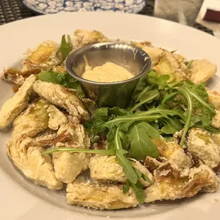 Carciofi Croccanti (fried artichokes)