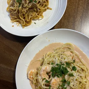 White Bolognese Spaghetti