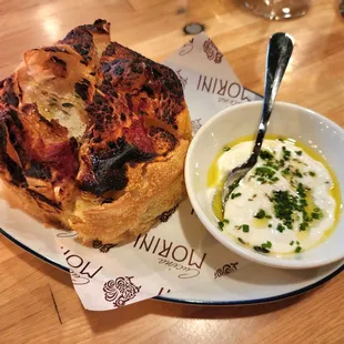 House Baked Tomato Foccacia with Stracciatella