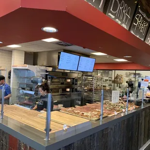 Prep area and register