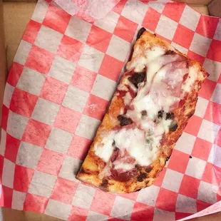 Whole Pizza Slice and 5 Wings