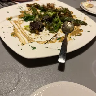 a plate of food on a table