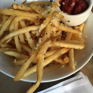 herb parmesan truffle fries