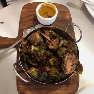 charred brussels sprouts