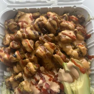 Satay chicken platter