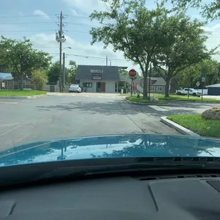 Outside from park parking lot. Take out only