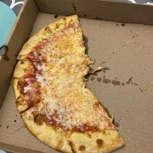Plain old cheese pizza--less than 2 minutes after arriving home. If you know the smell, it&apos;s THAT smell!