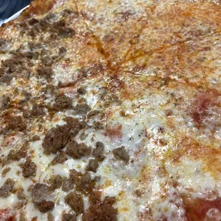 Cheese and sausage pie