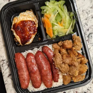 Taiwanese Sausage Bento