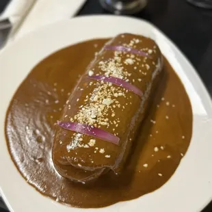 Vegetariano con Mole Burrito