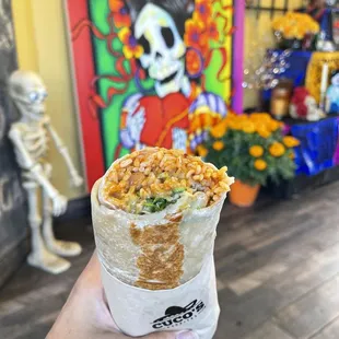 Chicken super burrito