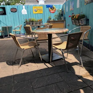Cheerful patio