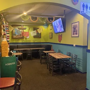More seating