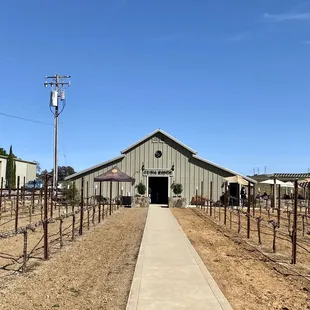 Walking up to their estate
