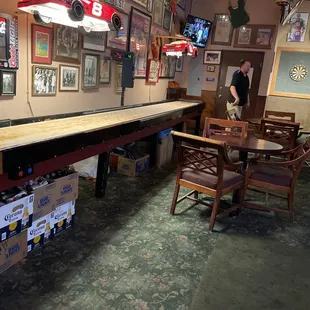 Shuffle board and darts
