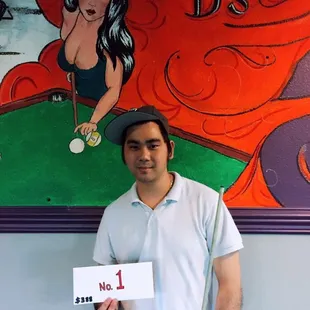 1st place winner from our most recent amateur tournament!