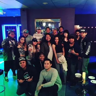 That was a great night.  This crew really made Cue D's lively, just found the photo and thought I'd do a throwback!