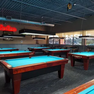 a pool table