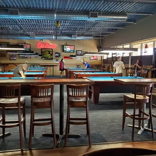 billiards and pool tables