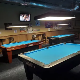 a pool table