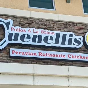 the sign