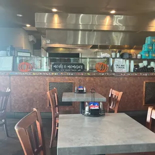 Front cook area