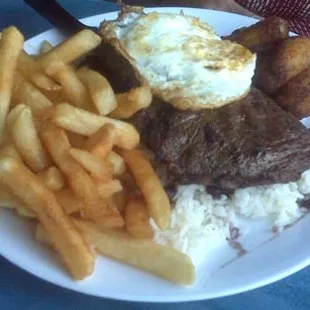 Bistec a Lo Pobre
