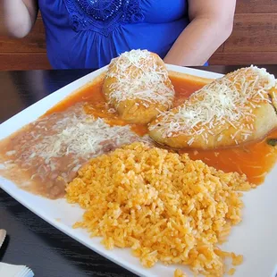 Chili Relleno plate