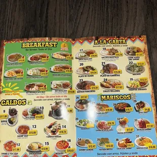 This menu was delivered by a guy walking around the neighborhood. NOT REAL PRICES! FALSE ADVERTISING!