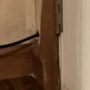 Rotting door frame
