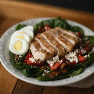 Grilled Chicken Spinach Salad