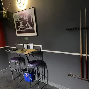 billiard bar with billiards