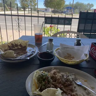 The best pulled chicken I've ever had! Flavor was great!! That's what's left of my chicken taco salad.