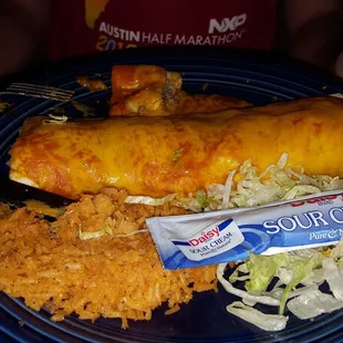 Beef enchirito