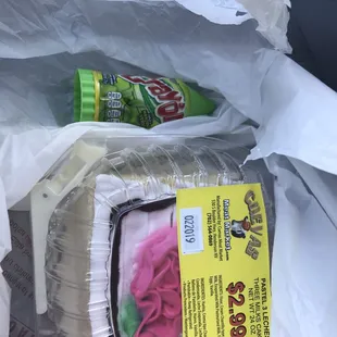 Tres leches and candy for Lilyzilla