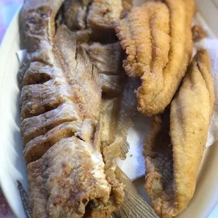 Whole (only fried option); filet (fried or broiled options)