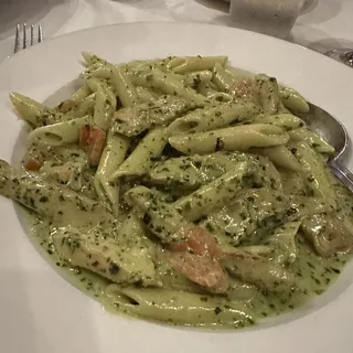 Penne Pesto with Chicken