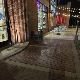 outside, sushi and sashimi