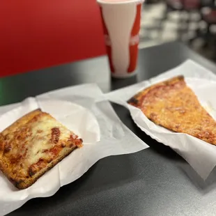 Cheese pizza And Sicilian pizza