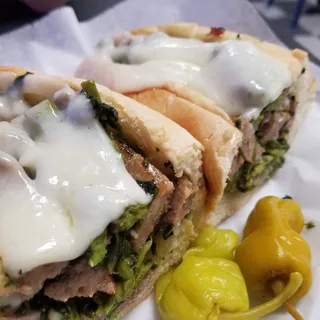 Sausage and Broccoli Rabe Sandwich