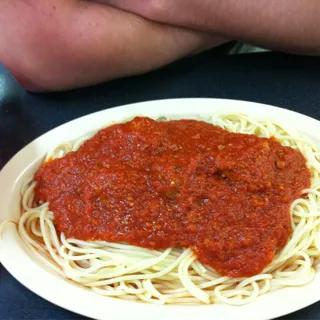 Spaghetti with Meatballs or Sausage
