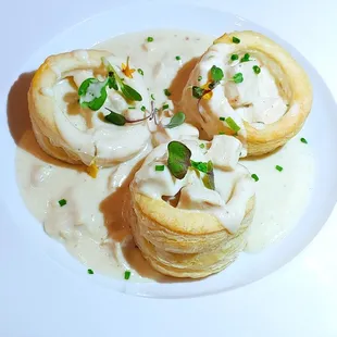 Creamy Chicken Vol Au Vent