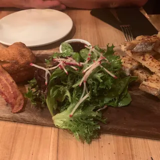 Bacon Fried Brie Board