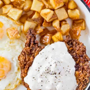 Country Fried Steak Breakfast