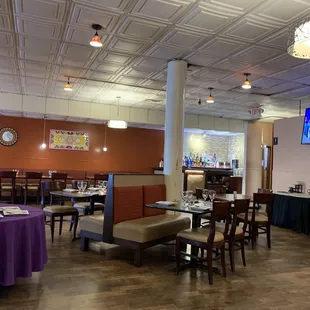 Dining room is spacious