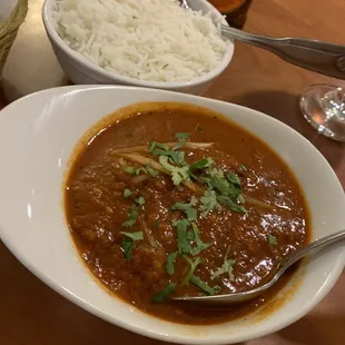 Lamb Vindaloo with Basmati Rice