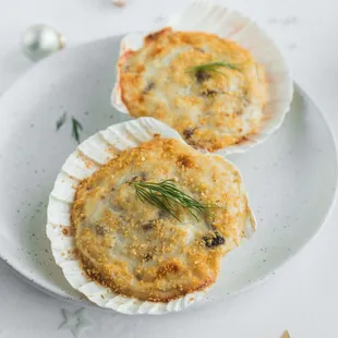 Style Prepared Scallops (Coquille St. Jacques)