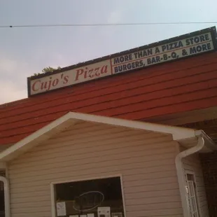 the front of the restaurant