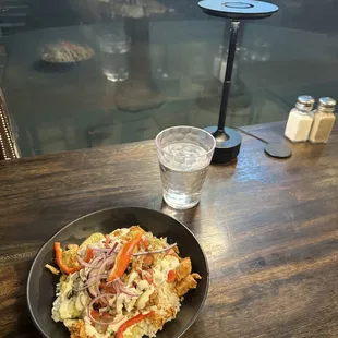 Bar seating with wireless chargers