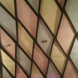 Unique ceiling of the venue
